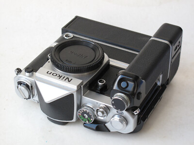 Nikon F2 with DE-1 eye level finder, MB-1, MD-2 motor drive, US
