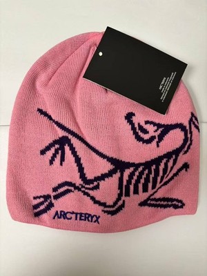 Arc'teryx Bird Word Toque Beanie Hat Pink Bliss Arctic Silk NWT