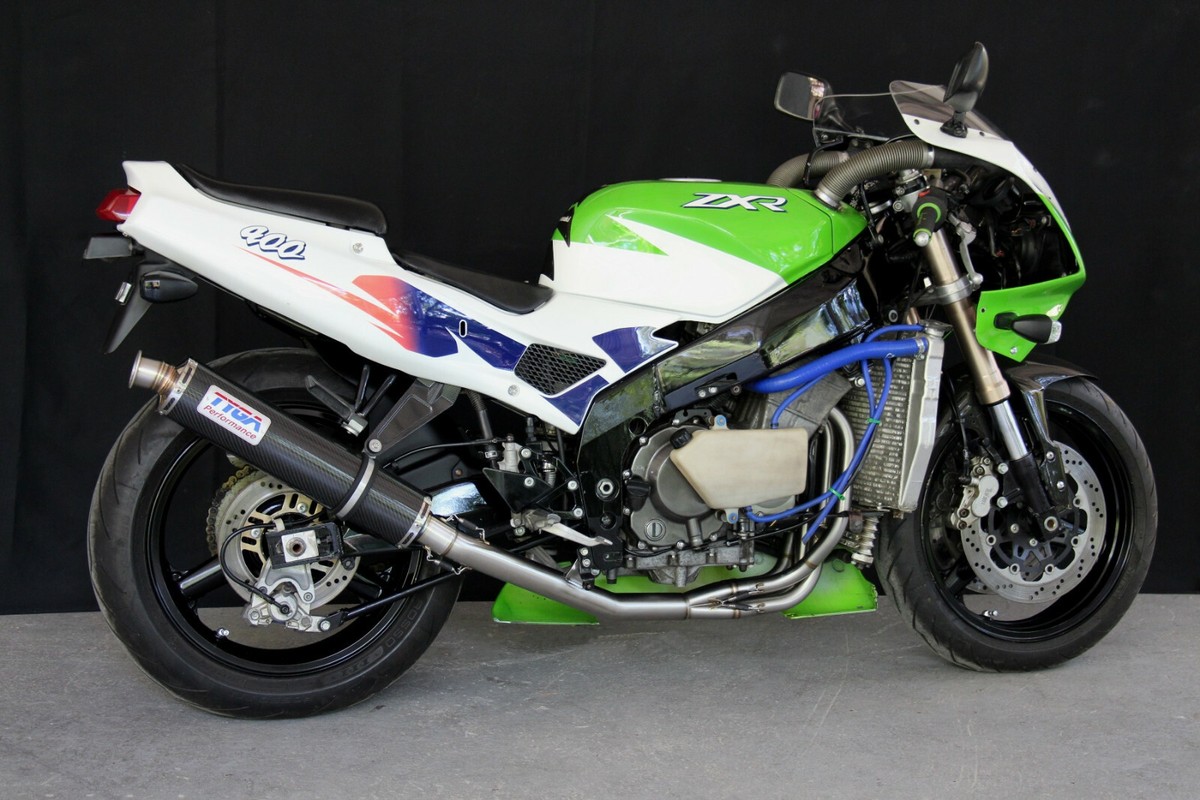 Kawasaki ZXR400 L model TYGA performance race exhaust system with