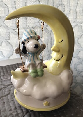 オルゴール スヌーピー snoopy peanuts schmid ビンテージ Vtg RARE