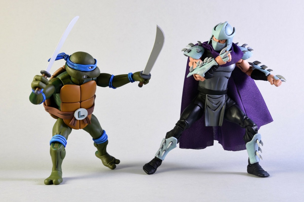 Leonardo vs Shredder Cartoon 2-Pack Teenage Mutant Ninja Turtles