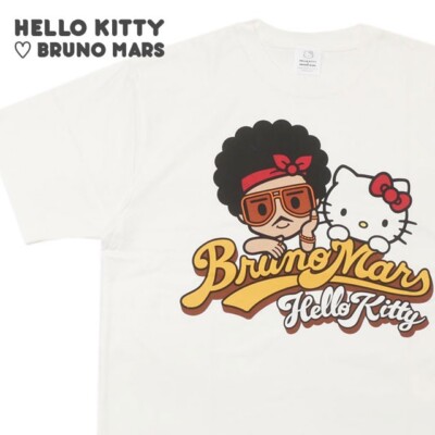 IN STOCK】 BRUNO MARS HELLO KITTY T-shirt Japan Limited Sanrio XL