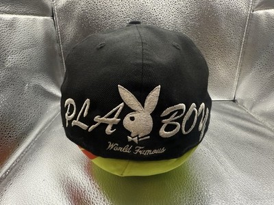 SS17 Supreme New Era Playboy Black box logo fitted cap hat size 7