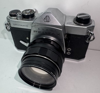 Asahi Pentax Spotmatic SP SLR FILM CAMERA F 1.4/50MM LENS WORKS