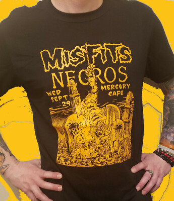 Misfits Necros 80's Flier Death Rock Punk Rock Hardcore Unisex