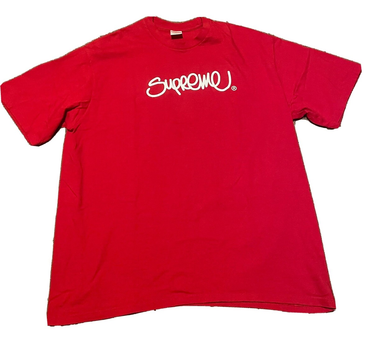 2022 Supreme Handstyle Tee 'Red' Size XLarge | eBay