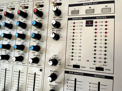 Technics SH-MX1200 DJ Audio Mixer Equipment 4-channel Equalizer