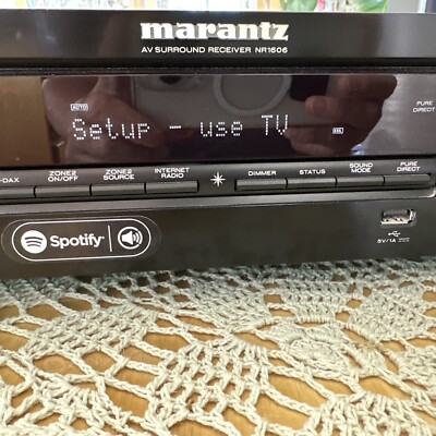 MARANTZ NR1606 7.2 Home Theater Receiver with Wi-Fi, Bluetooth and