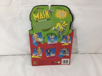 1997 Toy Island The Mask Animated Series Sgt Mask Figure MOC