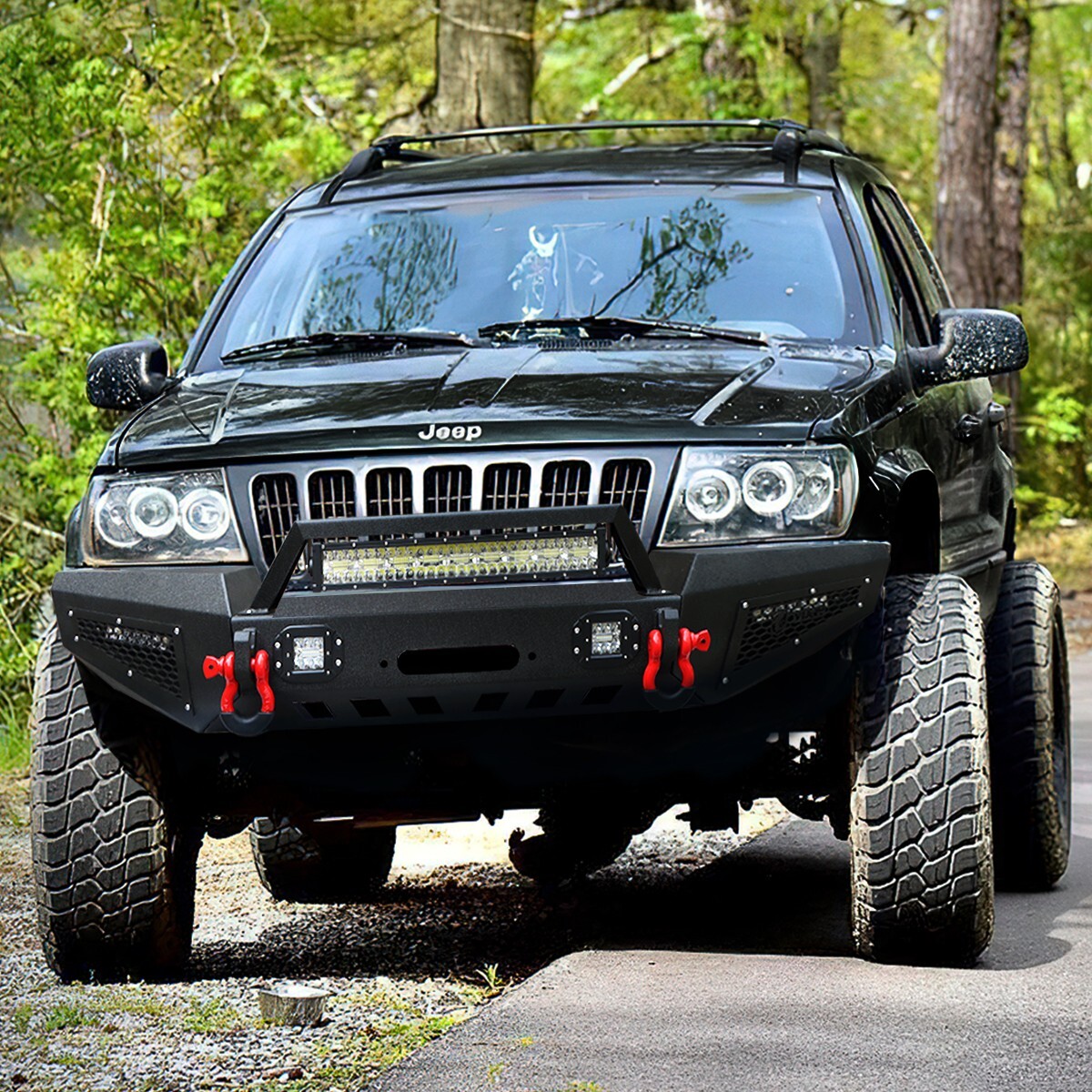 Vijay For 99-04 Jeep Grand Cherokee WJ Front/Rear Bumper W/Winch