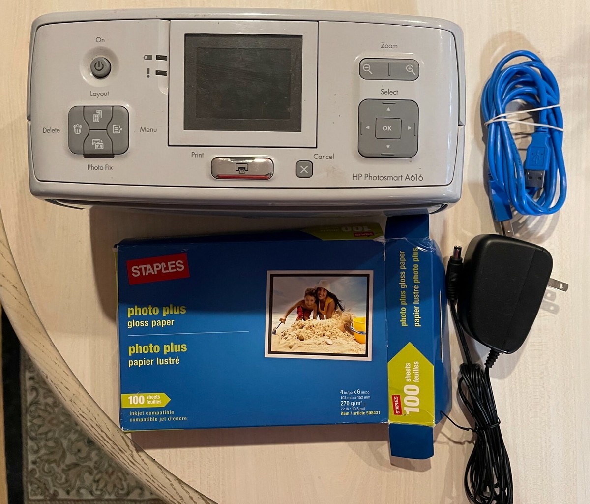 HP Photosmart A616 Digital Photo Inkjet Printer PictBridge | eBay