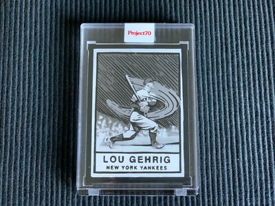 2021 TOPPS PROJECT 70 #250 LOU GEHRIG *ENCASED ART JOSHUA VIDES