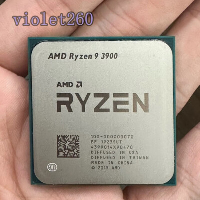 AMD Ryzen 9 3900 AM4 CPU Processor R9-3900 3.1GHz 12Core 24Thr