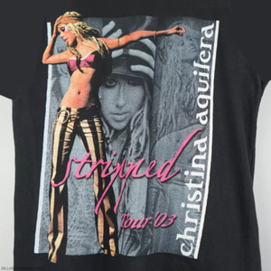 90s クリスティーナアギレラ USA製 ヴィンテージ チビTシャツ