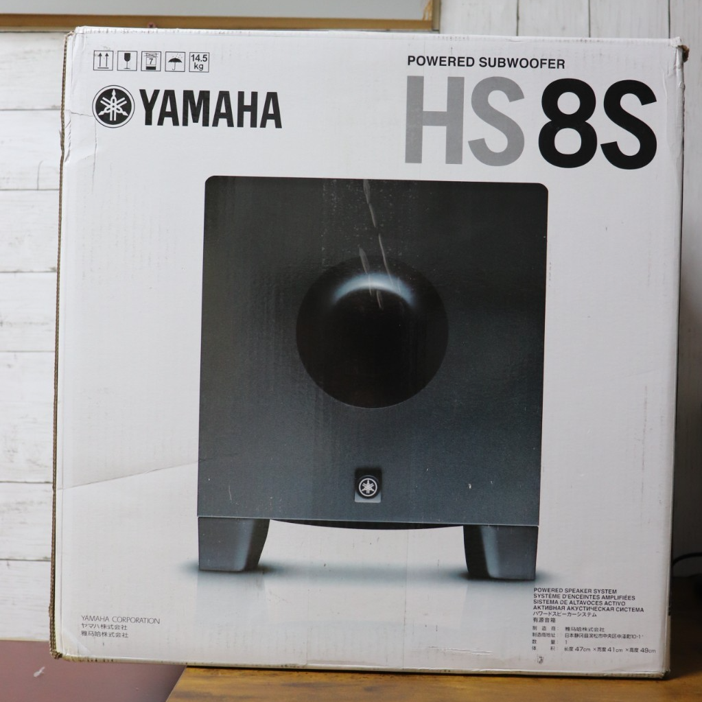 Yamaha HS8 ペア 電源ケーブル付属 Yamaha HS8S サブウーファー 電源