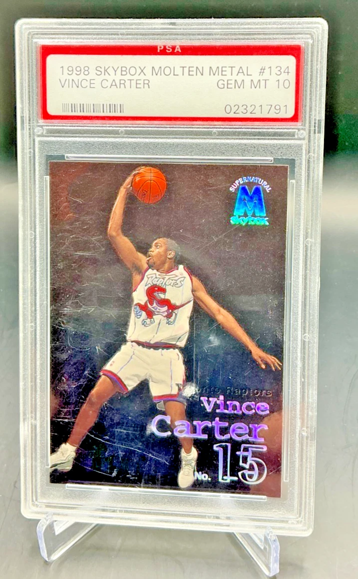 NBA カード Vince carter PSA10 123枚限定 NBA カード Vince carter