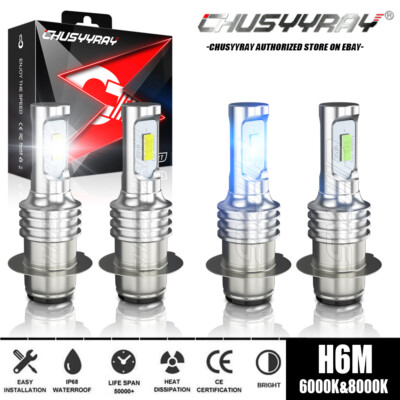 For Kawasaki Mule 600 610 combo LED Headlights 4pcs Bulbs kit