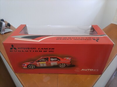 Autoart 1/18 Mitsubishi Lancer Evolution VII WRC #7 Diecast Model