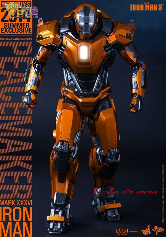 Perfect Hot Toys 1/6 Mms258 Iron Man 3: Peacemaker Mark 36 In