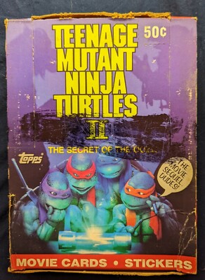 1991 Topps Teenage Mutant Ninja Turtles II The Secret Of The Ooze