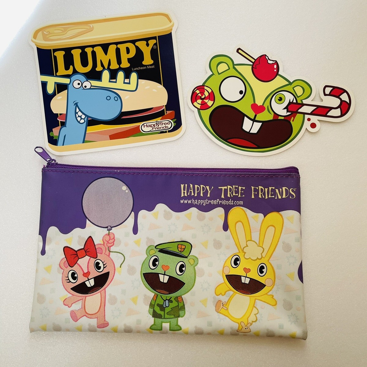 Happy Tree Friends Postcards & Pouch Set Giggles Cuddles Nutty