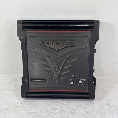 Kicker ZX200.2 Stereo Amplifier Old School Car Audio Amp | TESTED