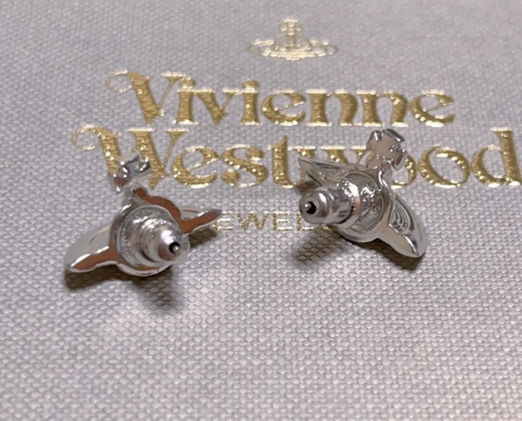 Vivienne Westwood SOLID ORB Earrings Silver From Japan | eBay