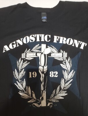Agnostic Front T Shirt NY Hardcore Punk shirt black PICK YOUR SIZE