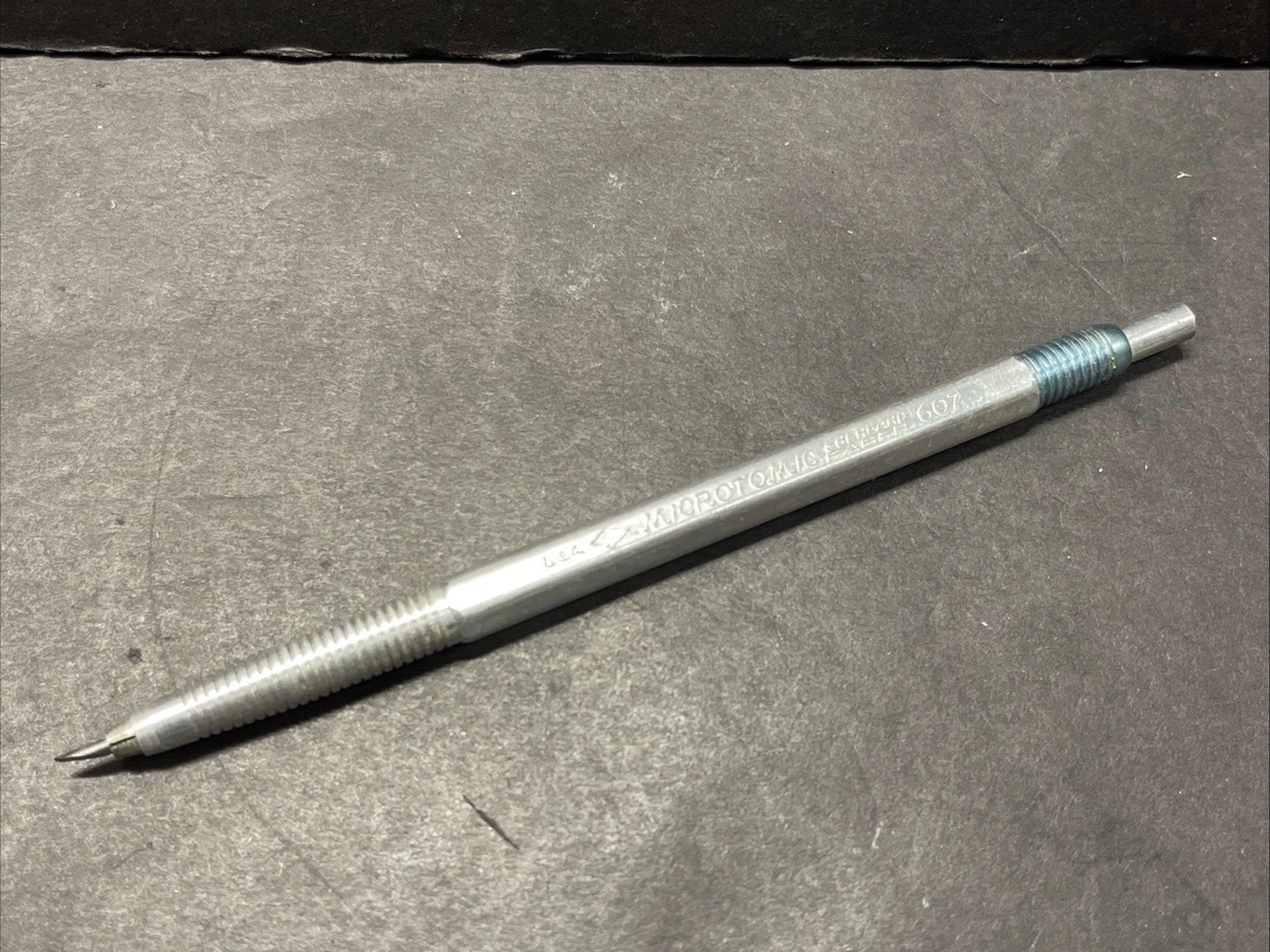 Vintage Eberhard Faber Microtomic 607 Mechanical Pencil Metal USA
