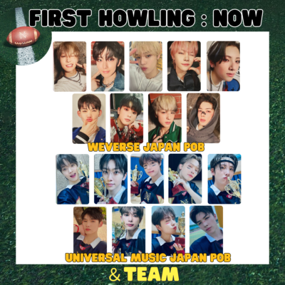 &TEAM First Howling : NOW 1st ALBUM Weverse UMS POB andteam photo