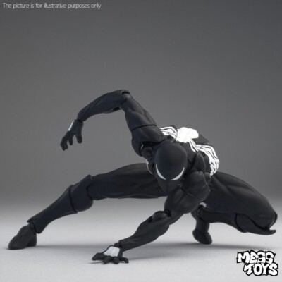 In Stock CT Toys Messtoys Symbiote Spider-Man Black Spider Action