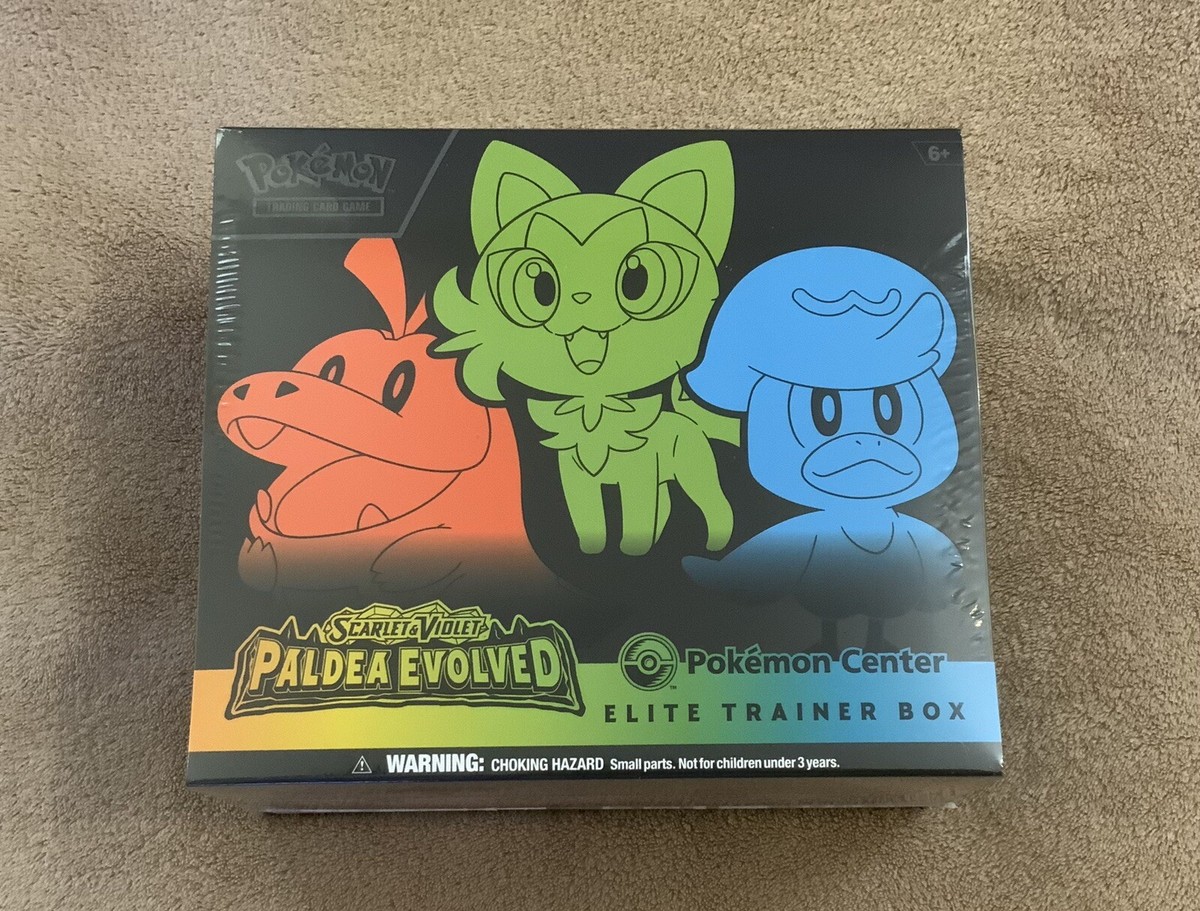 Paldea Evolved Pokemon Center Scarlet & Violet Elite Trainer Box