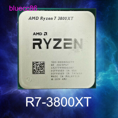 AMD Ryzen 7 3800XT AM4 CPU Processor 8-Core 3.9 GHz 105W Desktop