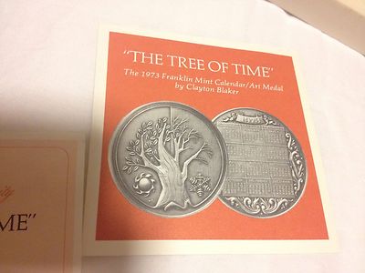 Franklin Mint フランスの銀貨 Jardin des Délices Franklin Mint