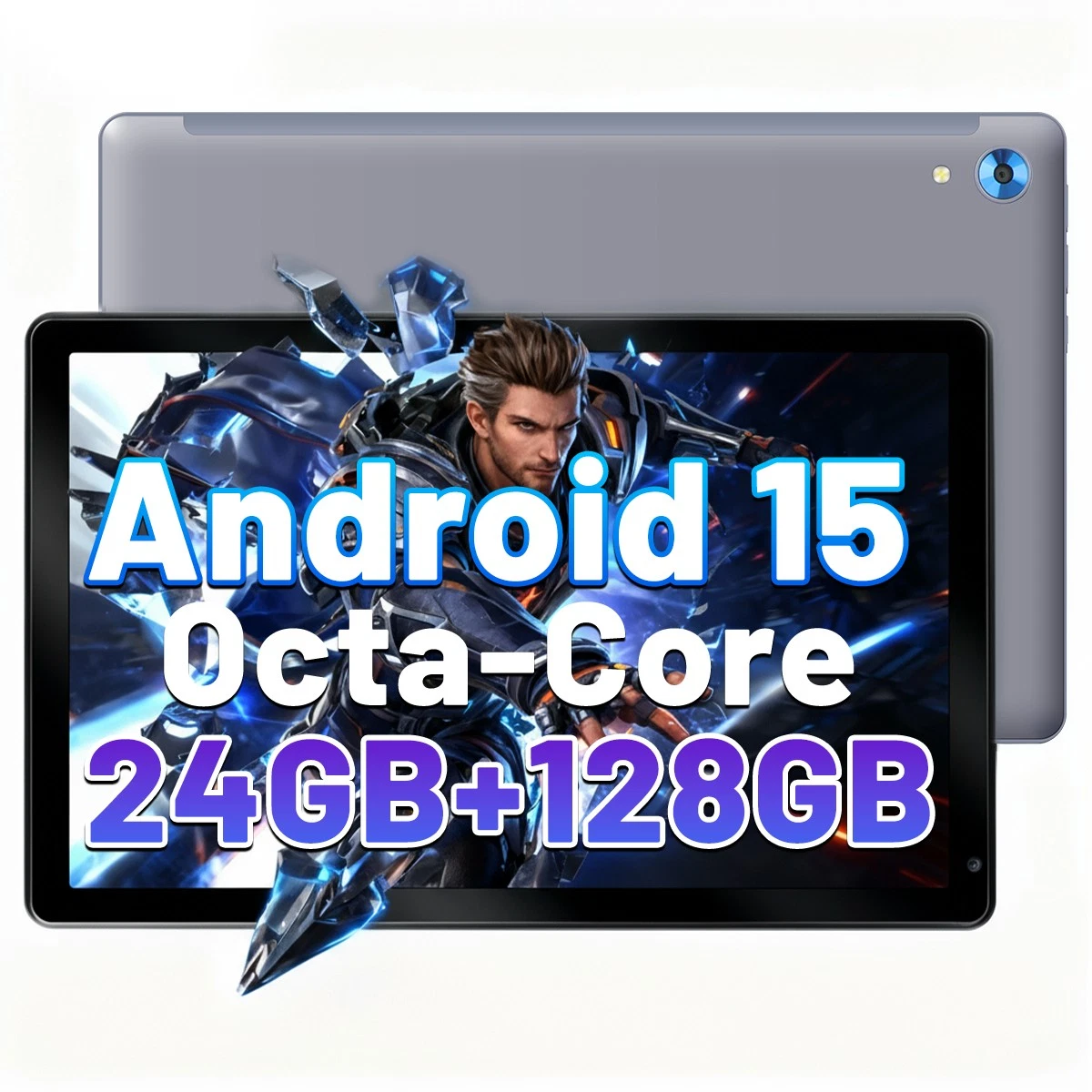 2025 10.1 inch Android 15 Tablet 24GB RAM 128GB ROM LCD