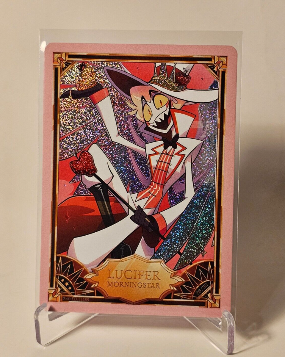 Hazbin Hotel Trading Card - Lucifer Morningstar PINK FOIL - 2nd