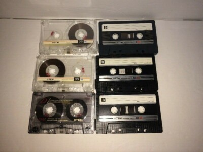 希少]TDK CASSETTE TAPE Dシリーズ[海外版]4種セット 希少]TDK