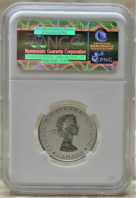 2012 CANADA $20 QUEEN'S DIAMOND JUBILEE NGC SP70 .9999 FINE SILVER