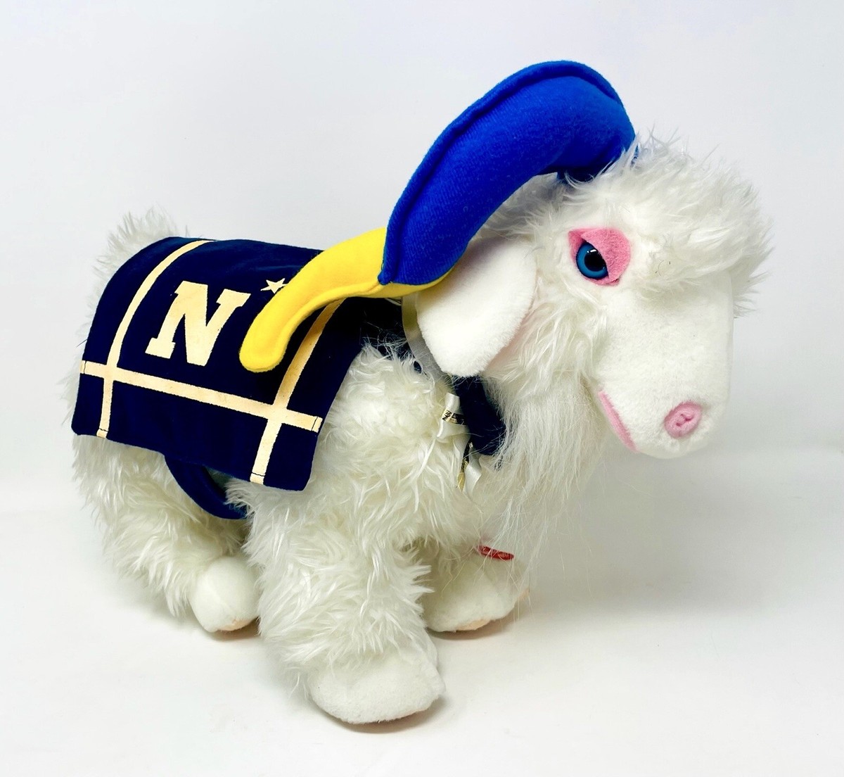 Vintage USNA US Naval Academy Mascot BILL The GOAT Plush - It's