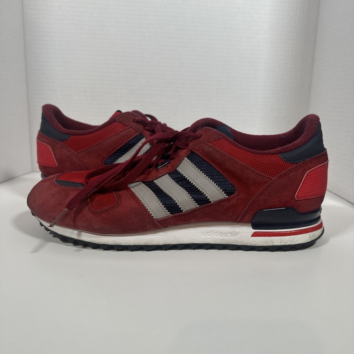 Adidas Originals ZX 700 Burgendy Maroon Mens Size 9.5 blue | eBay
