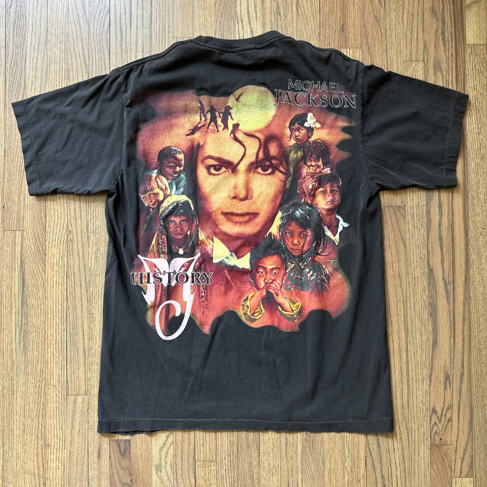VINTAGE DEADSTOCK JANET JACKSON 1990 JAPAN TOUR T-SHIRT APPLE