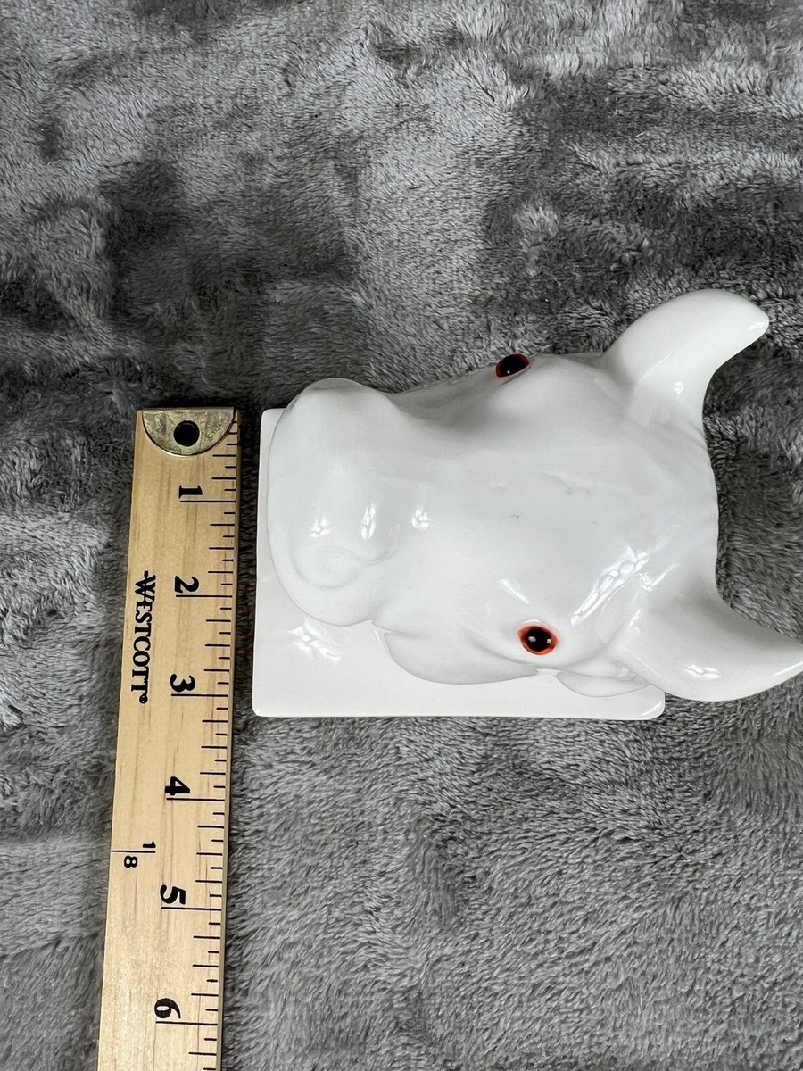 陶器製 顔像 壁飾 置物 在銘 共箱 C R5914 陶器製 顔像 壁飾 置物 在銘