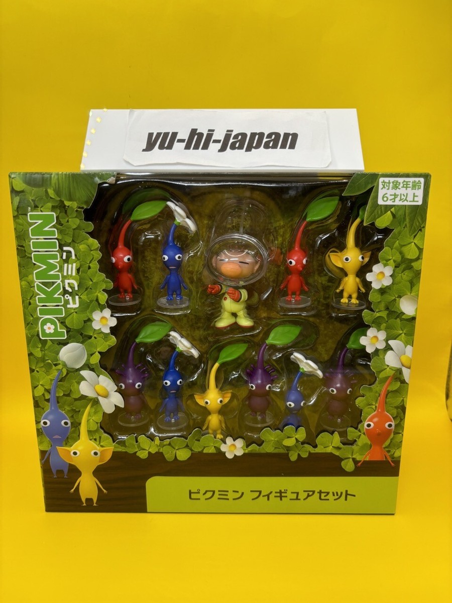 Nintendo Store Pikmin Figure Set Captain Olimar & Pikminz Japan
