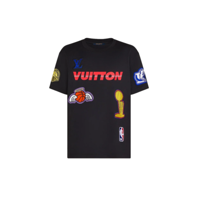 LOUIS VUITTON X NBA Multi Logo Black T-Shirt M | eBay