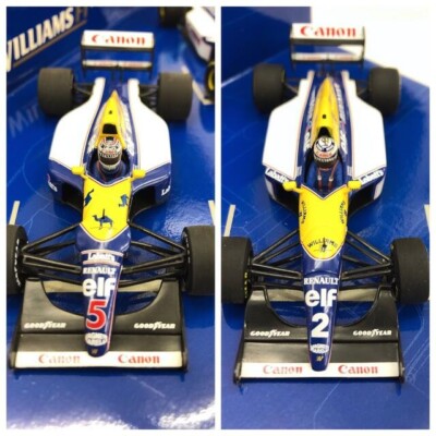 Minichamps Williams 1/43 F1 Fw14B Fw15C Limited Edition Used From