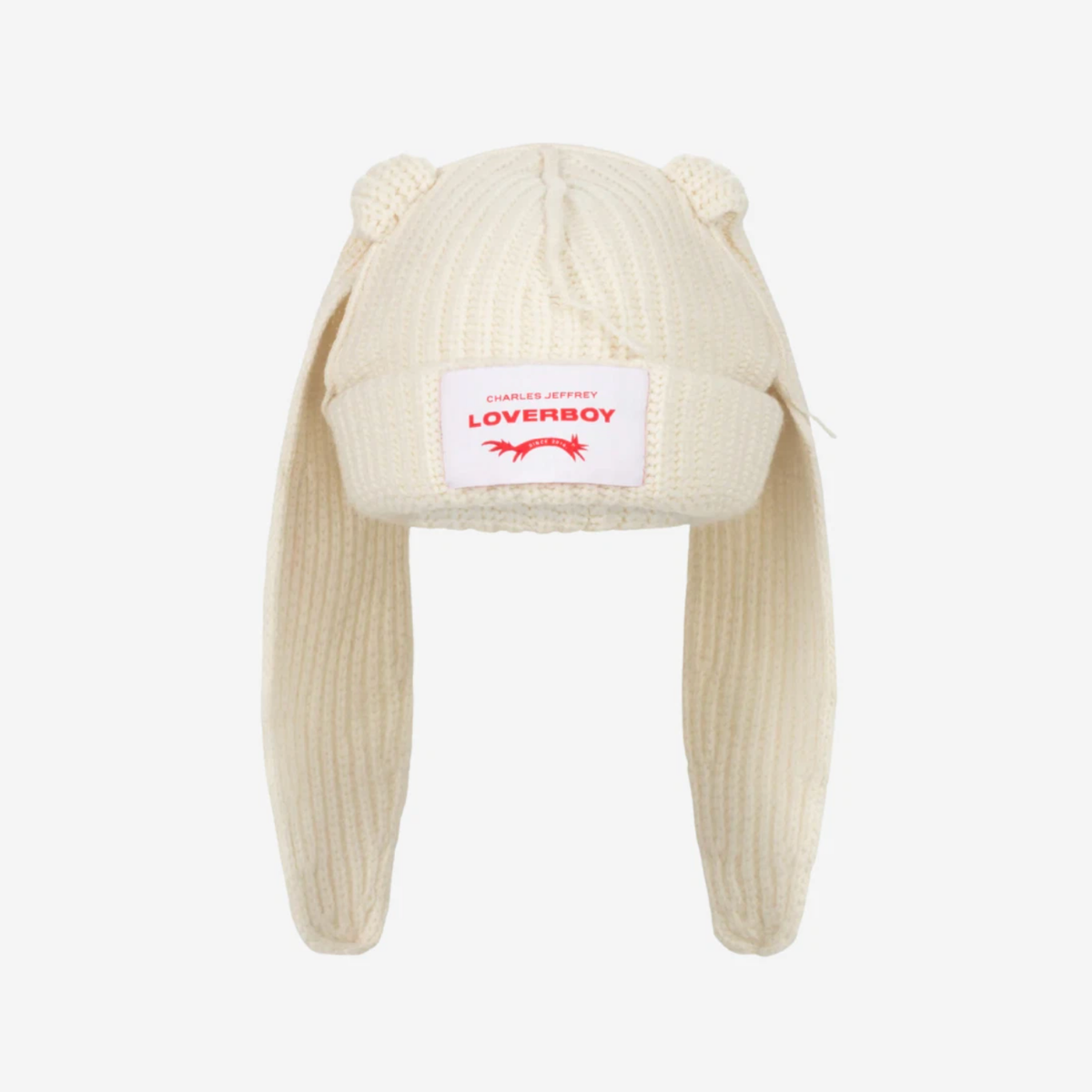 Charles Jeffrey Loverboy Chunky Rabbit Beanie Ecru / | eBay