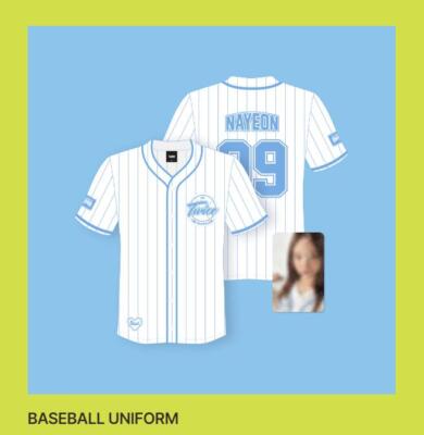 TWICE BASEBALL UNIFORM 9ROUND ミナ TWICE 9TH ANNIVERSARY POP-UP