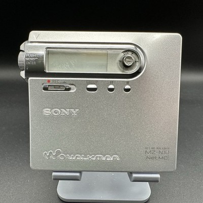 SONY MZ-N10 NET MD WALKMAN Silver Tested Working Main unit only | eBay