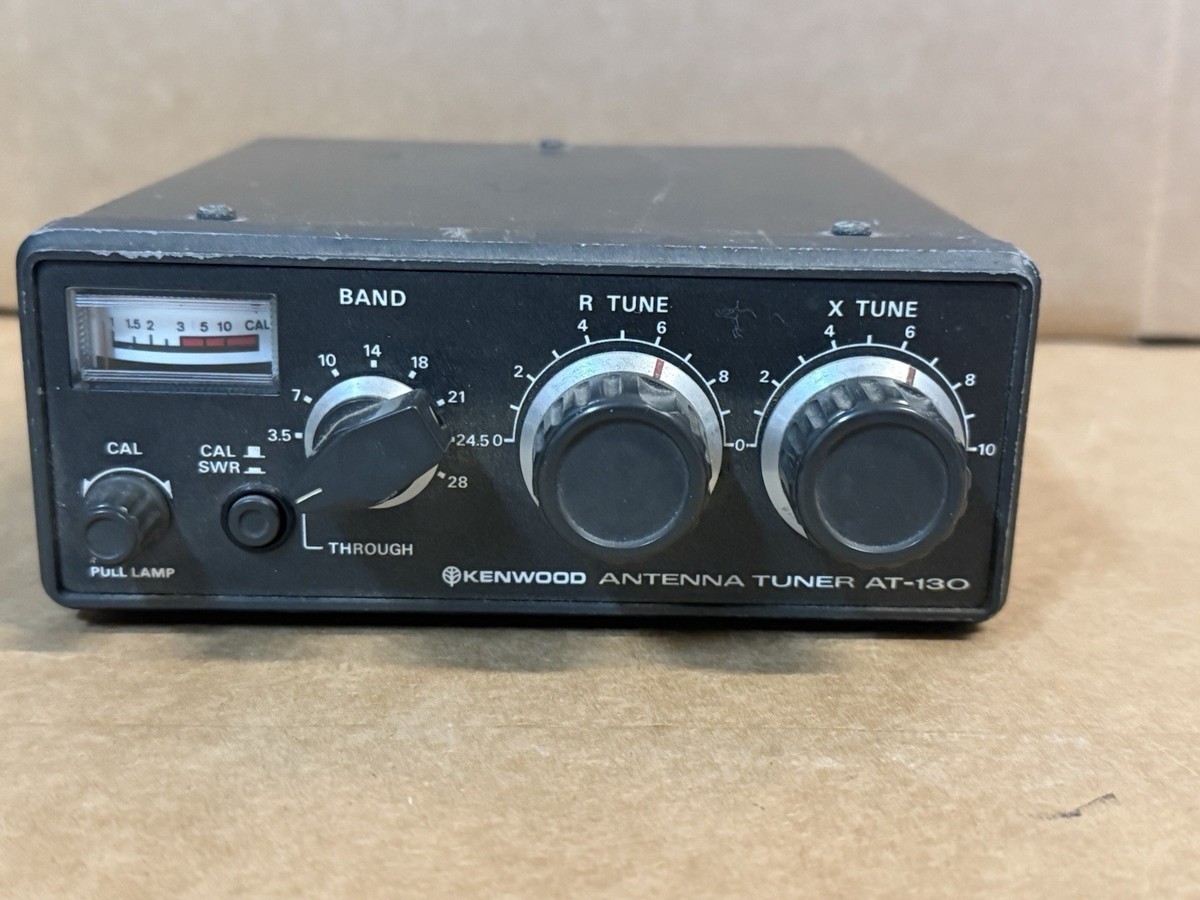 KENWOOD ANTENNA TUNER AT-130 動作確認 150W KENWOOD ANTENNA TUNER