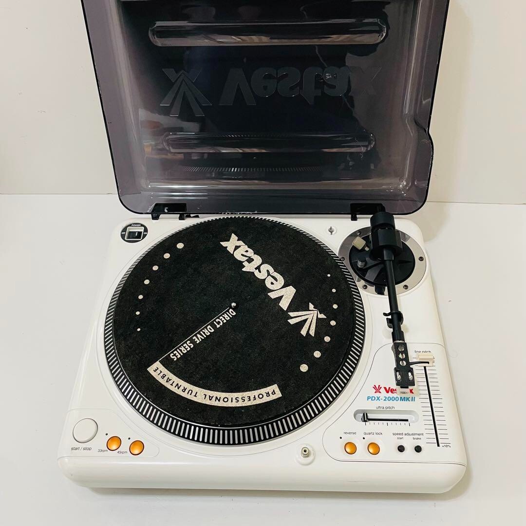 通電OK vestax pdx 2000 ターンテーブル ジャンク品 ジャンク 通電確認